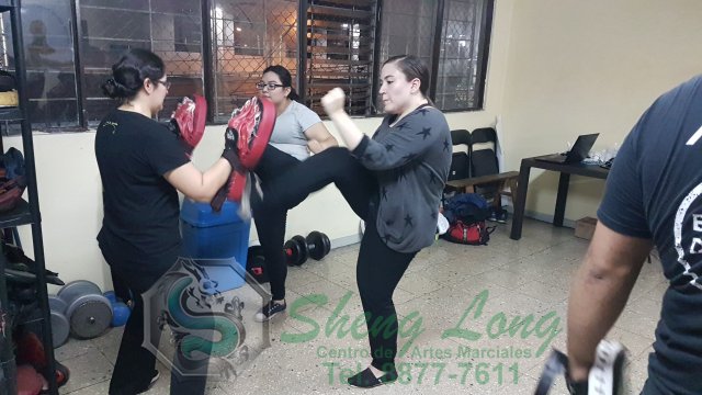 Alumnos del Centro de Artes Marciales practicando Choy Lee Fut Kung Fu