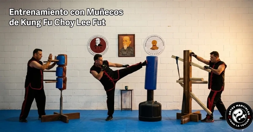 Entrenamientos con Muñecos de Choy Lee Fut Kung Fu Sesion 1